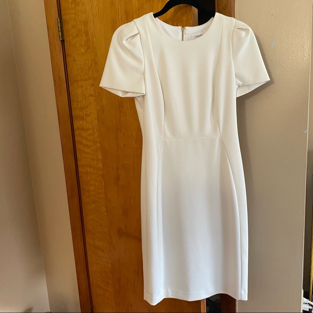 White Calvin Klein dress size 6